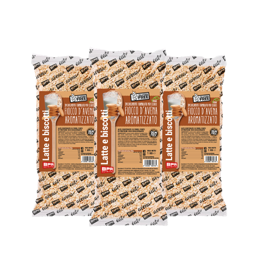 Kit 3 Fiocchi Latte e Biscotti Senza Glutine (Scad. 30/09)